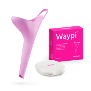 Waypi pisilő tölcsér (hordozó tokkal)