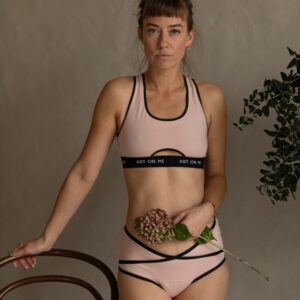 Art on Me magas derekú menstruációs bugyi - rózsaszín