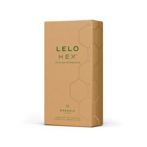Lelo HEX Organic késleltető óvszer (12 db)
